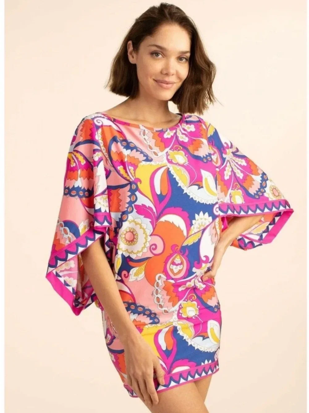 Trina Turk Sevilla Cover-Up Tunic size M